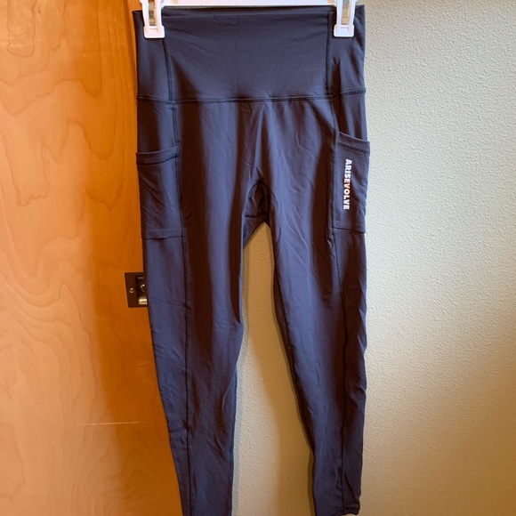 Arisevolve Pants - Arisevolve Grey Side Pocket Leggings